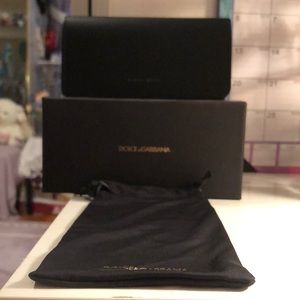 COPY - - Authentic Brand New Dolce & Gabbana eyeglass Case with cleaning close …